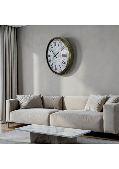Eskitme Atlas 52 Cm Metal Roma Duvar Saati Diğer