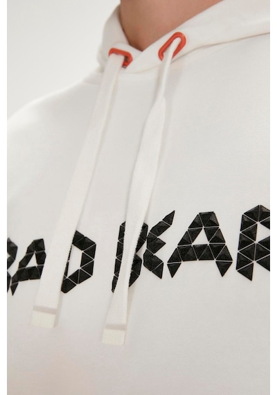 Bad Bear 3d Bad Erkek Beyaz Uzun Kol Sweatshirt 230212001-WHT Beyaz