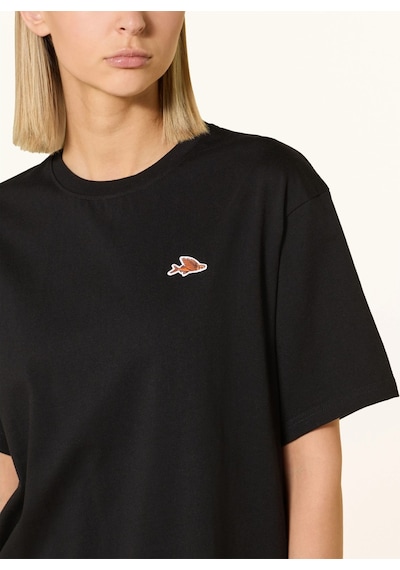 Cafe Du Cycliste Radshirt Anne, Kısa Kollu Bio Pamuklu Bisiklet Forması Siyah