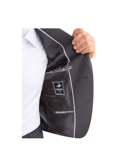 Plus Scorpion Erkek Slim Fit Ceket Likralı Fitilli Kumaş, Çift Düğmeli Tek Yırtmaçlı Modern Tasarım Siyah Plus Scorpion Erkek Slim Fit Ceket Likralı Fitilli Kumaş, Çift Düğmeli Tek Yırtmaçlı Modern Tasarım Siyah