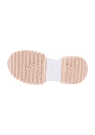 Dgn Z94 23y Kadin Mega Kalin Taban Simli İp Detayli Sneakers Ayakkabi Z94-1720-R1806 Ten