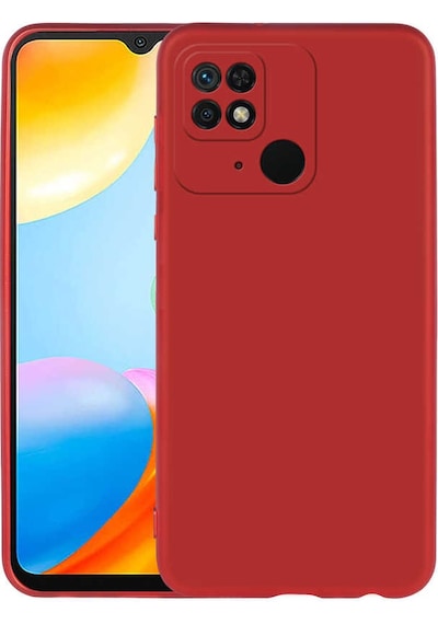 Xiaomi Poco C40 Kılıf Zore Premier Silikon Kapak Kırmızı