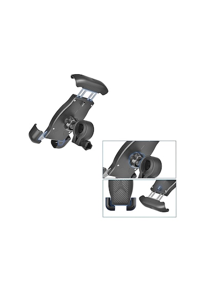 Ht-t45 Motosiklet Telefon Tutucu Bisiklet Telefon Tutucu Motor Ve Siyah