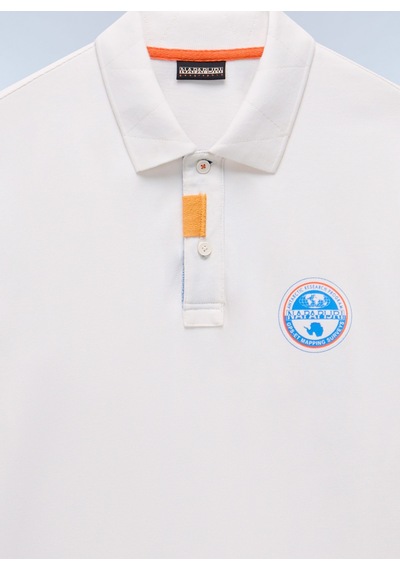 Napapijri Napapıjrı Beyaz E-clanıs Ss Erkek T-shirt Np0a4ıd3n1a1