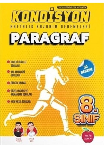 8. Sınıf Paragraf Kondisyon Haftalık Kazanım Denemeleri Newton Yayınları
