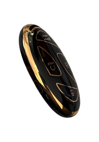 Autohan Keys Premium Nano Anahtar Kılıfı, 5 Butonlu, Tucson Ioniq Kona Modelleri İle Uyumlu Siyah-altın