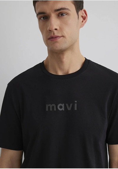Mavi Regular Siyah Erkek T-shirt M0612732-900 Siyah