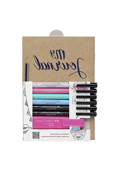 9 Parçalı Bullet Journaling Başlangıç Seti, Çok Renkli 124-Pembe