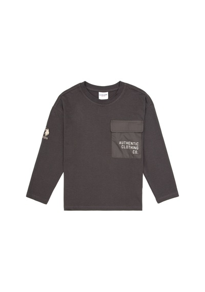 U.S. Polo Assn. Erkek Çocuk Gri Sweatshirt 50316417-vr024