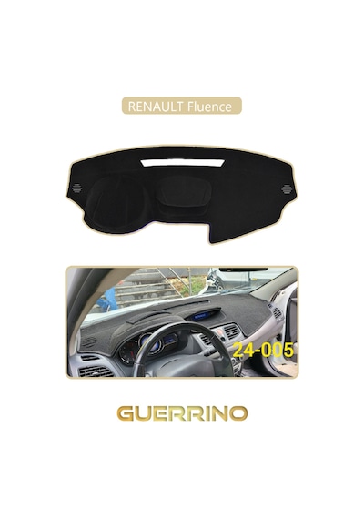 Renault Fluence Torpido Koruma Halısı Bej Kenar