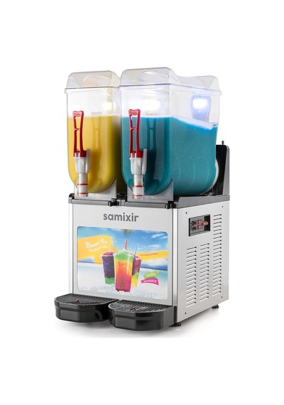 Samixir Twin Allure Çiftli 12+12 Lt Slush Buzlaş Karlamaç Makinesi Slush-24-ıa