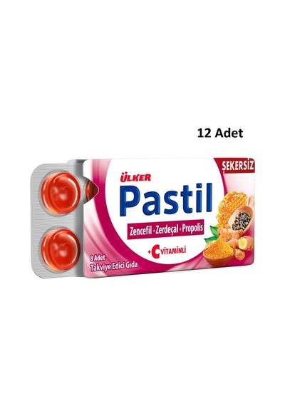 W Ulker Pastıl 22,4gr Zencefıl Zerdacapropıs 12lı
