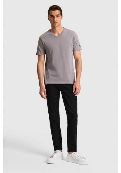 U.s. Polo Assn. Erkek Gri Tişört Basic 50326944-vr024