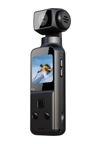 Wearfitpro 4k Yüksek Çözünürlük Aksiyon Kamerası Hareket Algılama Sabitleme Özellikli Aksiyon Kamerası Gimbal Siyah