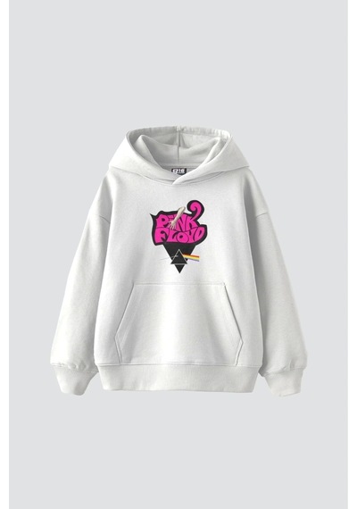 Startmore Pink Floyd Baskılı Oversize Unisex Beyaz Beyaz