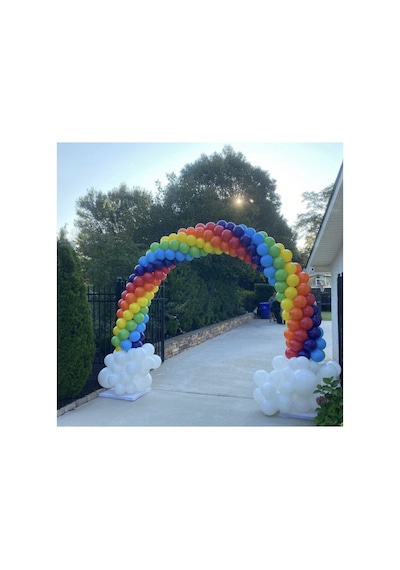 Gökkuşağı Rainbow Balon Zinciri 100 Adet Mix