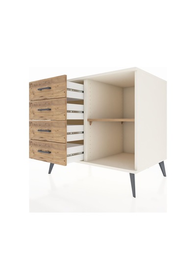 Kronos Şifonyer Tek Raflı 4 Çekmeceli 88x59x80 Aytaşı-çam Çam Kronos Şifonyer Tek Raflı 4 Çekmeceli 88x59x80 Aytaşı-çam Çam