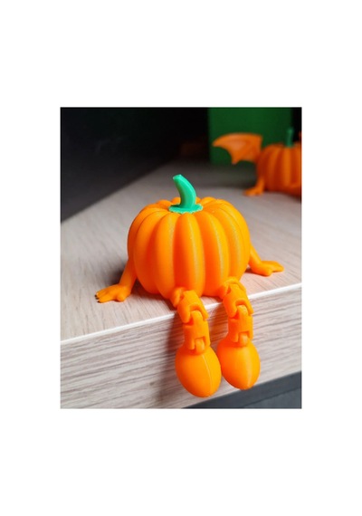 Oturan Bal Kabağı Oturan Pumpkin Dekoratif Halloween Cadılar Bayramı Dekor Aksesuar Turuncu - 873394015