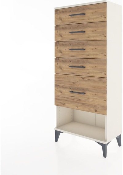 Hyperion Dolap 5 Çekmeceli 60x44x134 Aytaşı-çam Aytaşı