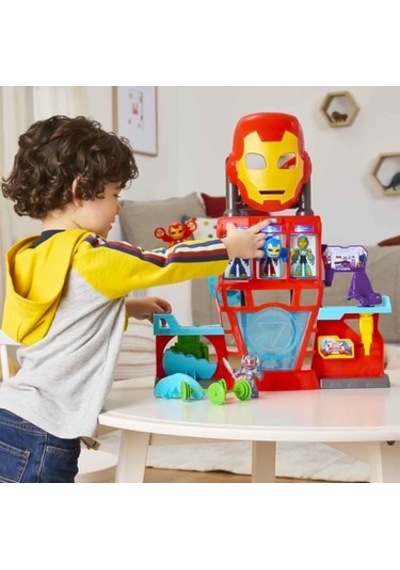 Iron Man Aksiyon Figürü Ve Oyun Seti, Eğlenceli Deneyim Açık Mavi