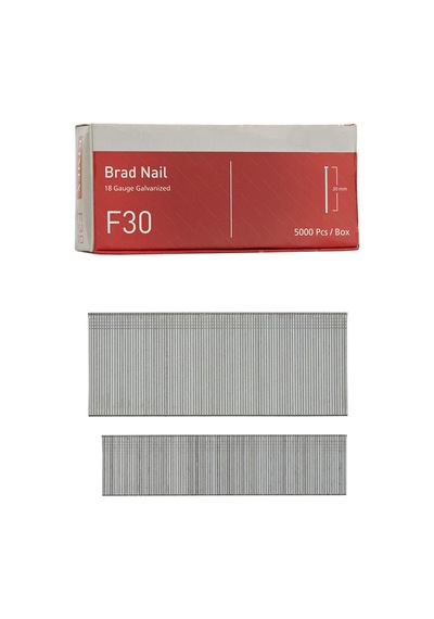 Havalı Tabanca Çivisi Başlı F30 - 30 Mm Gri
