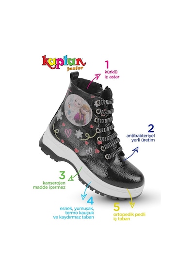 Kaptan Junior Kız Çocuk Botu Ortopedik Içi Kürklü (525089690)