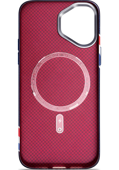 Carbonaır Magforge Elite Legacy Racing Apple Uyumlu iPhone 17 Magsafe Karbon Kılıf Legacy Racing