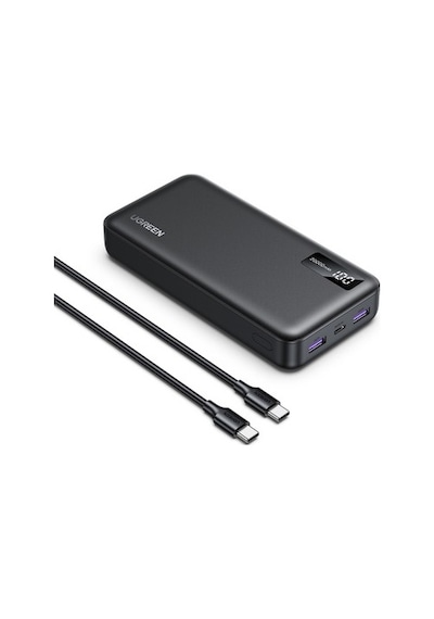 20.000 Mah Kapasiteli Hızlı Şarj Powerbank, 1 Usb-c Ve 2 Usb-a 30.000 Mah