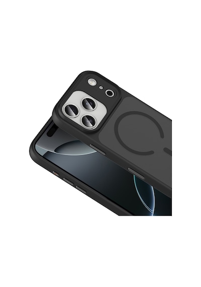 Nihcase Apple Uyumlu iPhone 17 Pro Max Kılıf Mat Manyetik Şarj Özellikli Flet Armor Kapak