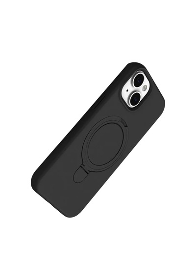Newface Apple İphone 15 Plus Regal Magsafe Standlı Kapak - Siyah