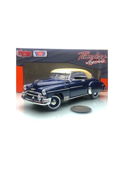 1950 Chevrolet Chevy Belair Blue 1 18 Olcek Motormax