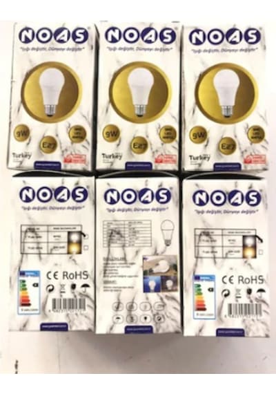 Noas Led Ampul - 9W Led Ampul E27 - Parlak Tasarruflu Led Ampul 10 Adet