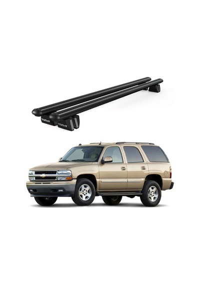 Pençe Chevrolet Tahoe 2000-2006 Uyumlu Siyah Ara Atkı 135cm Port Bagaj Tavan Barı