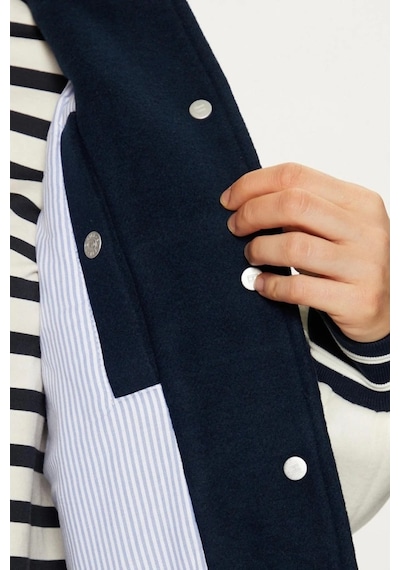 Tommy Hilfiger Tommy Jeans Kadın Lacivert Regular Fit Bomber Ceket Çok Renkli