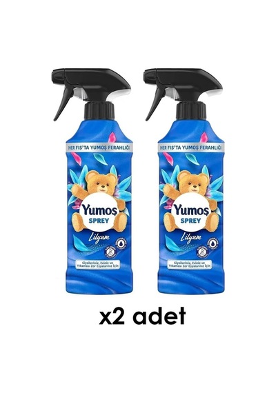 Yumoş Sprey 450ml Çamaşır Ve Oda Parfümü Lilyum 2 Adet Diğer