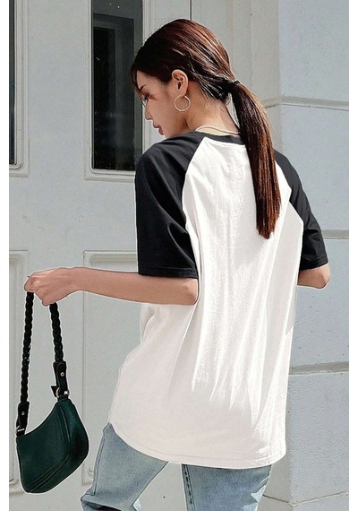 Vocation Parçalı Süprem T-shirt - Beyaz Siyah Baskılı Oversize Bisiklet Yaka Kısa Kol Tişört Beyaz-siyah Vocation Parçalı Süprem T-shirt - Beyaz Siyah Baskılı Oversize Bisiklet Yaka Kısa Kol Tişört Beyaz-siyah