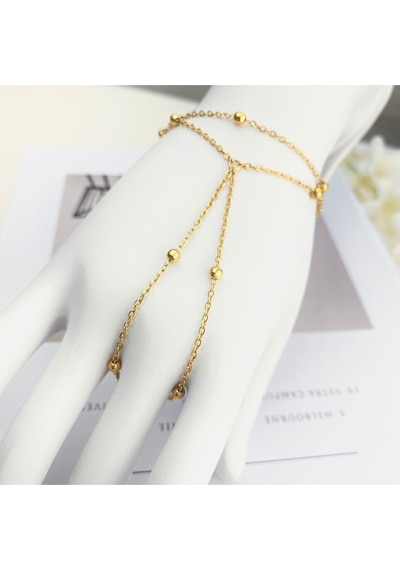 Şahmeran Minik Topçuklu Dorika Şahmeran 316l Çelik Gold