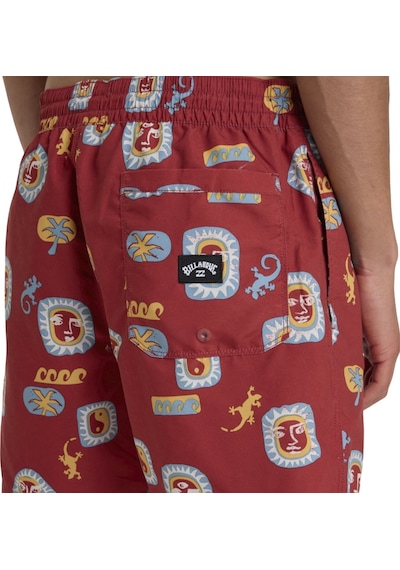 Bıllabong Billabong Vacay Lb Erkek Kırmızı Volley Short Dyr Çok Renkli