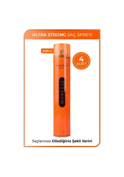 Morfose Turuncu Saç Spreyi 4 x 400 ML