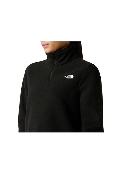 The North Face Glacier Fleece 1/4 Zip Kadın Siyah Outdoor Polar Nf0a8d2jjk31-24131