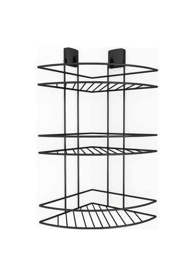 Decorev Dc-5022 Dekoratif Yapışkanlı Metal Üç Katlı Şampuanlık Kö