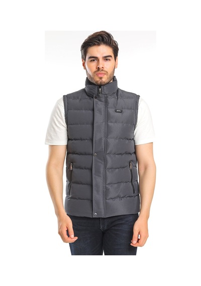 Slazenger ZULA IN Erkek  Gri Yelek