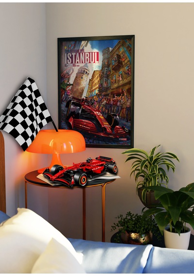 Max Verstappen F1 Poster Tablo Siyah Çerçeveli