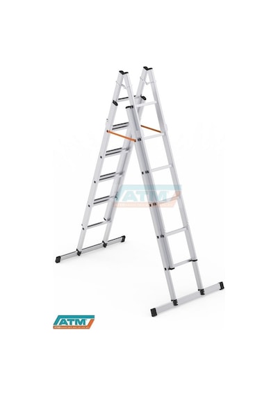 2*4=8+2=10 MT 65X25 ÇİFT SÜRGÜLÜ MERDİVEN