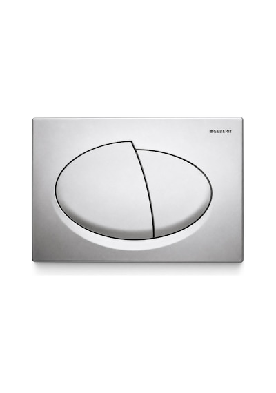 Geberit Twist Metal Çift Kademeli Kumanda Paneli Mat Krom 115.780.46.1