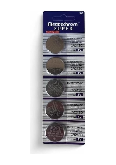 Cr2430-c5 3v Lityum Düğme Pil 5'li Paket