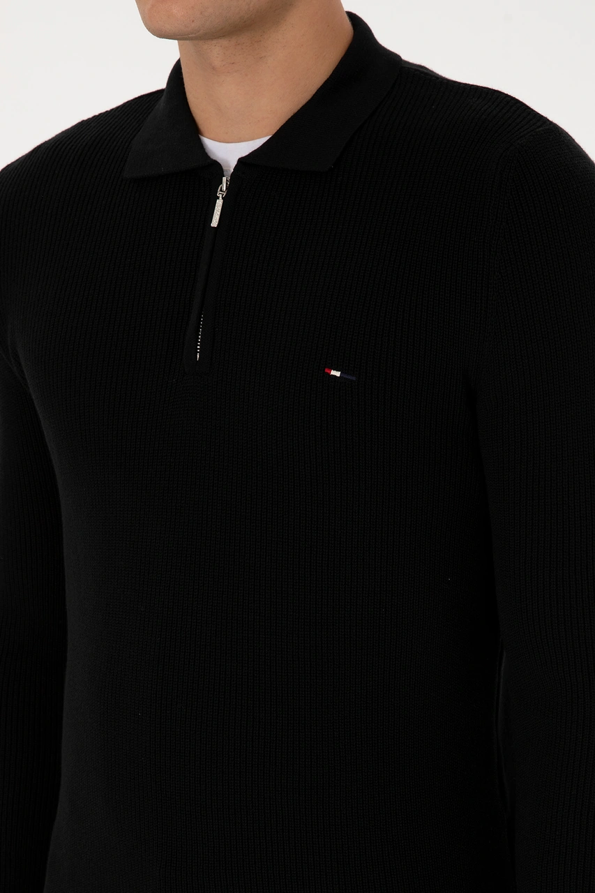 U.S. Polo Assn. Erkek Siyah Basic Kazak 50313685-VR046
