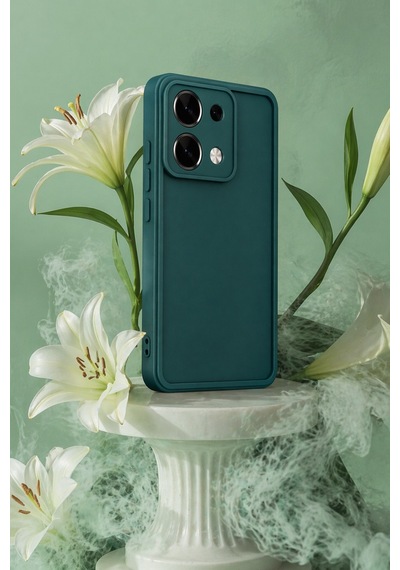 Mi Redmi Note 13 Uyumlu Kamera Çıkıntılı Mat Silikon Telefon Kılıfı Resimdeki