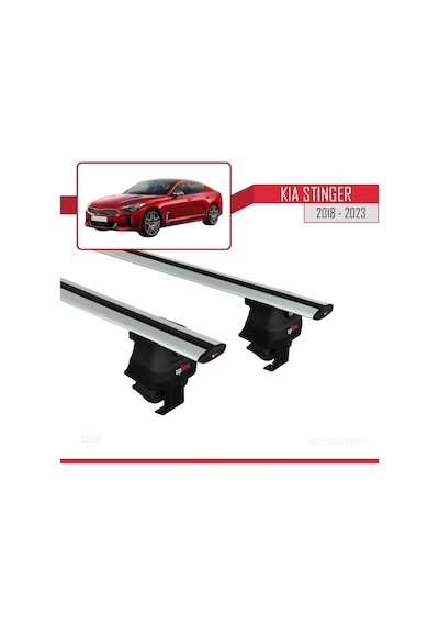 Kia Stinger 2018-2023 Arası İle Uyumlu Ace-4 Ara Atkı Tavan Barı Gri