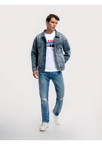 LOFT Regular Fit Erkek Ceket Lf2036127 Q1.v1 Denim